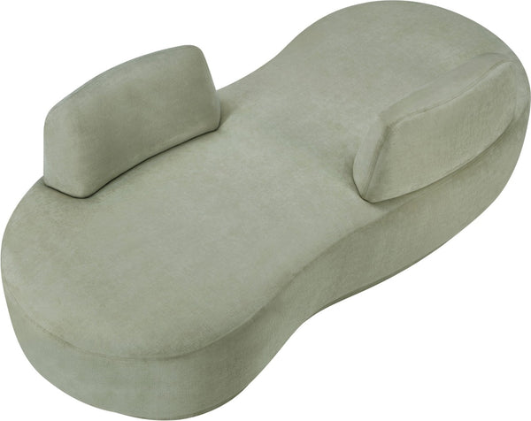 Meridian Furniture Argyle Reversible Chaise Lounge Sofa with Plush Upholstery for Modern Living Room Comfort Mint Chenille Fabric 639Mint-Chaise