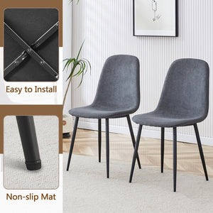 English Elm Table and Chair Set Sunburst Mdf Round Dining for Six with Dual Shelf Black Metal Legs W1151S03850
