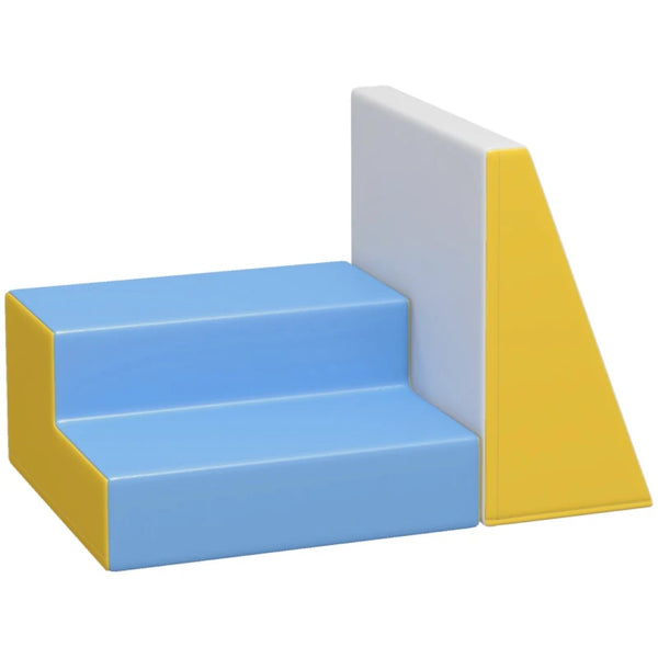 English Elm Soft Foam Toddler Climb and Crawl Play Set with Ramp Block for Active Indoor Fun T3971P439722