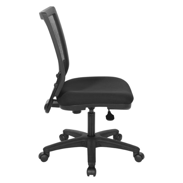 OSP Home Furnishings Office Task Chair with Breathable Mesh Back and Padded Seat for Home or Pro Use SPX69373