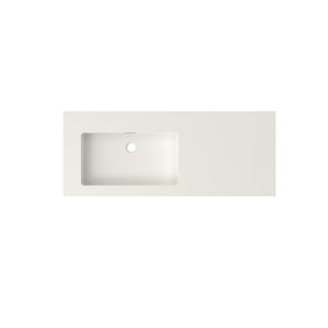 English Elm Stone Resin Seamless Basin Sink for Spa and Contemporary Bathroom Vanity Decor T3785P355781