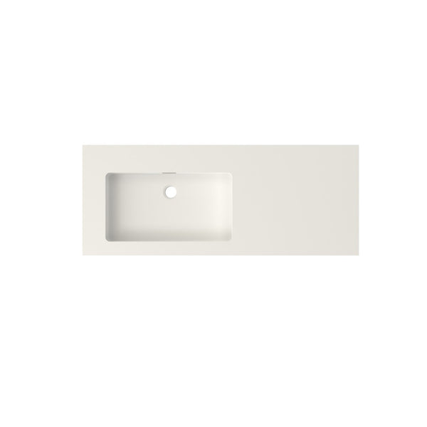English Elm Stone Resin Seamless Basin Sink for Spa and Contemporary Bathroom Vanity Decor T3785P355781