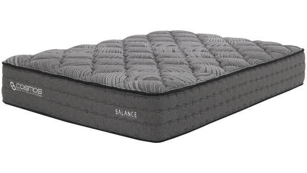 English Elm Balance Queen Hybrid Mattress Graphite Memory Foam Pocketed Coils Medium Feel B342P315699