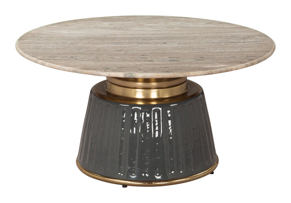 Zuo Modern Glasa Coffee Table Multicolor - Chic Modern Design With High-quality Marble, Mdf, And Iron Finish Multicolor Natural Marble,Mdf,Iron 110626-zuo-modern