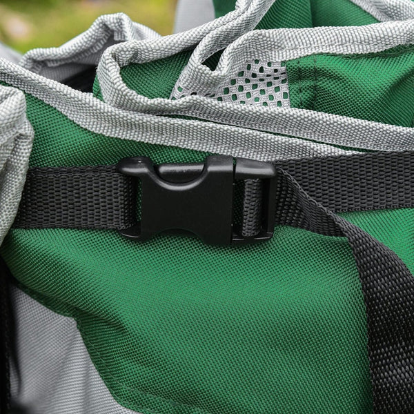 English Elm Outsunny Oversized Loveseat Camping Chair For Two, Portable Folding Chair With Cup Holders & Storage W2225P217041-GIGA