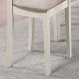 English Elm Oliyan White Dining Chair With Padded Seat (Set Of 2)