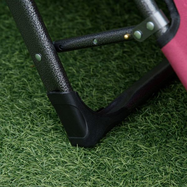 English Elm Outsunny Folding Chaise Lounge Chair - 2-In-1 Adjustable Tanning Bed & Sit-Up Chair For Outdoor Fun W2225P217583-GIGA