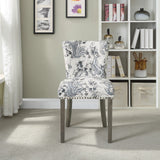 OSP Home Furnishings Kendal Chair Paisley Charcoal