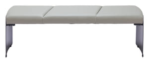 Mur Bench Gray 110335 Zuo Modern