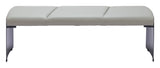 Mur Bench Gray 110335 Zuo Modern