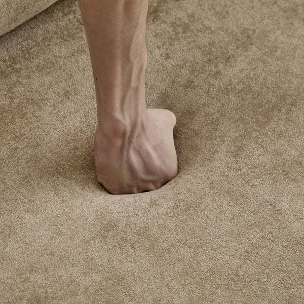 English Elm Christopher Knight Home® - Algora Modern 84.5" 3-Seater Velvet Sofa with Durable Wooden Frame, Breathable Foam Cushions Camel N773IS00037N