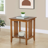 OSP Home Furnishings Sierra Side Table Ash Finish