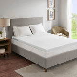 Sleep Philosophy 3" Gel Memory Foam with 3M Cover Casual Mattress Topper BASI16-0468 White