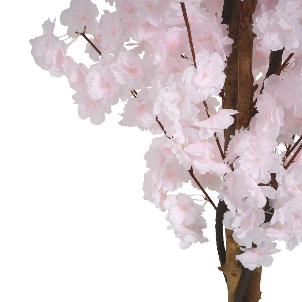 English Elm Christopher Knight Home® - 43" Artificial Cherry Blossom Tree Silk Pink in Black Pot — Lifelike Sakura Decor, Pre-Potted, No Assembly (43" H) N772P286776P