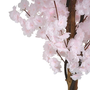 English Elm Christopher Knight Home® - 43" Artificial Cherry Blossom Tree Silk Pink in Black Pot — Lifelike Sakura Decor, Pre-Potted, No Assembly (43" H) N772P286776P