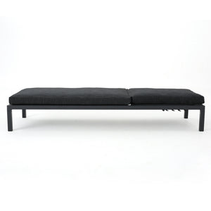 English Elm Christopher Knight Home® - Navan Chaise Lounge Set - Dark Grey Outdoor Comfort With Ergonomic Design, Storage & Style 60802.00MSH