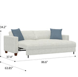 English Elm Wallace & Bay - Wallace & Bay  Biana White Pop-Up Sleeper Sofa