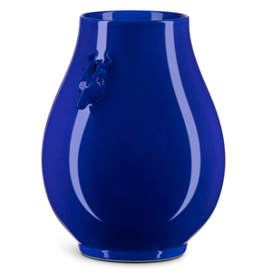 Deer Ears Vase - Exquisite Handcrafted Porcelain in Rare Blue, Perfect for Elegant Home Decor Accents