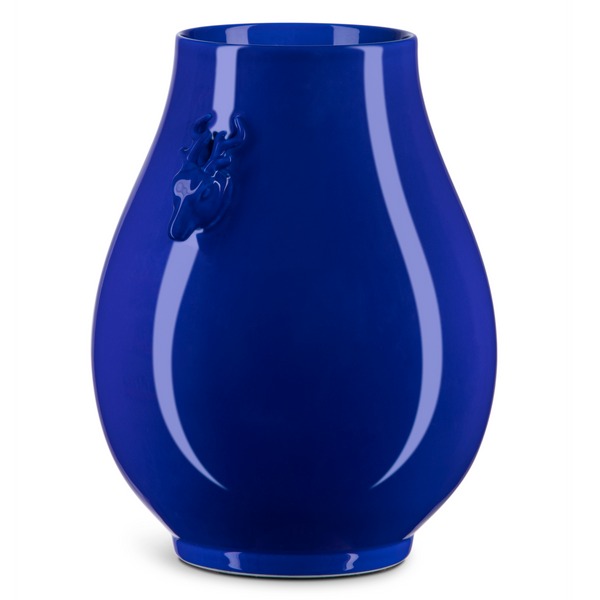 Deer Ears Vase - Exquisite Handcrafted Porcelain in Rare Blue, Perfect for Elegant Home Decor Accents