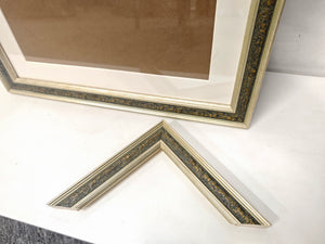 English Elm 18x24 Solid Wood Picture Frame with Replaceable Canvas, Acrylic Glass, Sturdy Backboard for Elegant Wall Decor Green T3976P383245