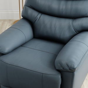 English Elm Global Home Swivel Glider Recliner In Oslo Sapphire - Plush Comfort, Durable Design For Every Space B339P333950