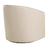 OSP Home Furnishings Danica Swivel Chair Tan Zig-Zag