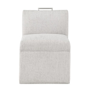 Comfort Pointe Delray Modern Upholstered Castered Chair in Sea Oat Sea Oat 