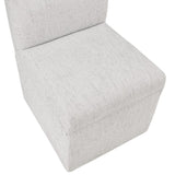 Comfort Pointe Delray Modern Upholstered Castered Chair in Sea Oat Sea Oat 