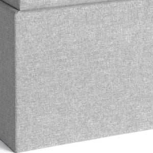 HomeRoots 17" Cloud Upholstery Storage Ottoman - Stylish, Multi-Functional Seating & Hidden Storage for Any Space 640163