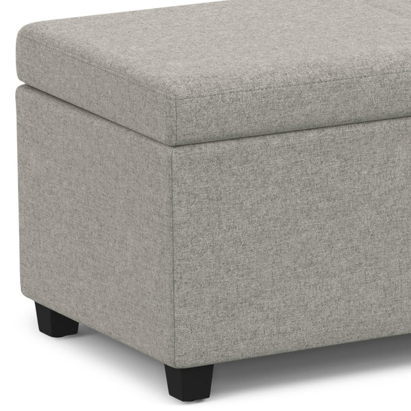 HomeRoots 54" Modern Upholstered Storage Ottoman with Hidden Compartment - Stylish Seating & Versatile Use 640249