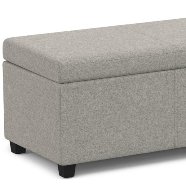 HomeRoots 54" Modern Upholstered Storage Ottoman with Hidden Compartment - Stylish Seating & Versatile Use 640249