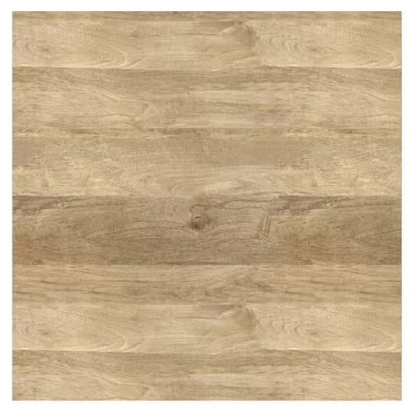HomeRoots 30" Solid Mango Wood Square Coffee Table - Modern Geometric Design for Living Rooms, Offices & More 640336