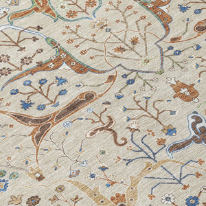 HomeRoots 5' X 8' Floral Area Rug – Durable, Washable, Pet-Friendly Design for Indoor & Outdoor Spaces 640417