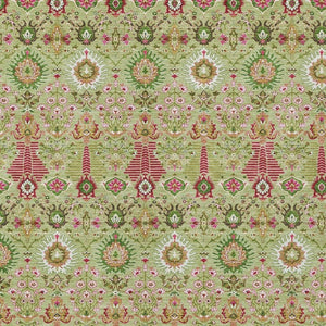 HomeRoots 9' Artichoke Green & Blush Floral Washable Indoor/Outdoor Area Rug – Durable, Elegant & Versatile! 640470