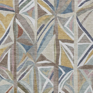 HomeRoots 8' X 10' Taupe Ivory Gold Geometric Indoor Outdoor Area Rug - Washable, Durable, Stylish Decor Piece 640559