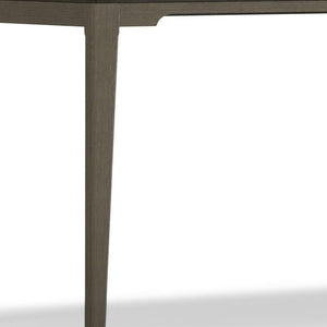 HomeRoots 60" Gray Wood Computer Desk - Stylish Mid-Century Modern Design for Home Office & Workspace Upgrade 640678