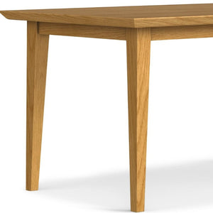 60 Inch Wood Dining Table Seats Six Solid Modern Farmhouse Style for Kitchen Gatherings