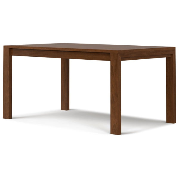 60 Inch Wood Dining Table Seats Six Solid Modern Farmhouse Style for Kitchen Gatherings