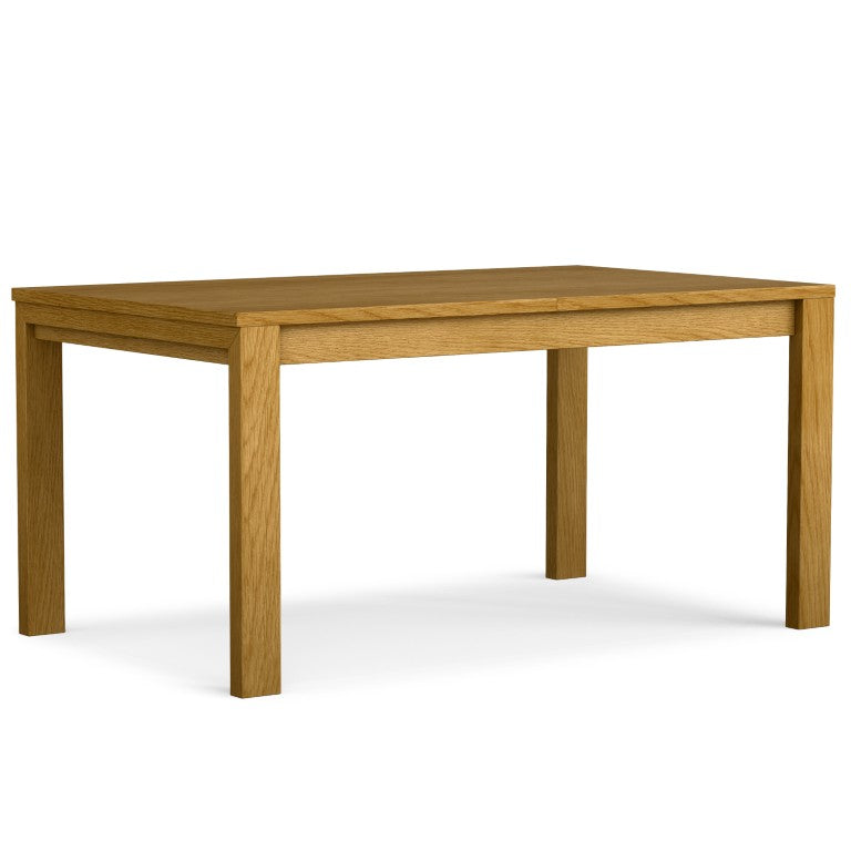 HomeRoots 60 Inch Oak Wood Extendable Dining Table with Butterfly Leaf for Family Gatherings 640707