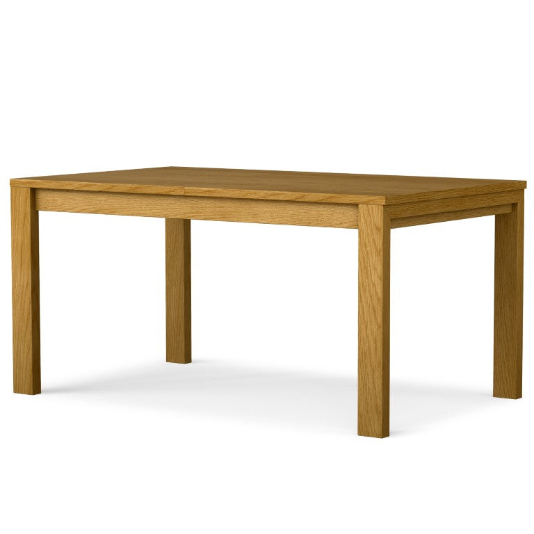 HomeRoots 60 Inch Oak Wood Extendable Dining Table with Butterfly Leaf for Family Gatherings 640707