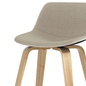 HomeRoots 28" Natural Wood Backless Counter Stool - Sleek, Space-Saving Design for Modern Dining & Home Bars 640733