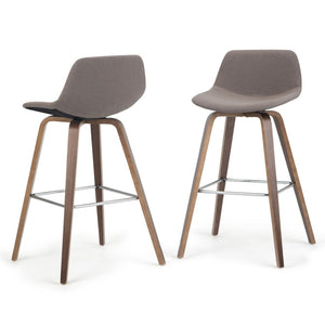 HomeRoots 28" Green Wood Backless Counter Height Bar Chair - Modern, Space-Saving Stool for Dining & Entertaining 640740