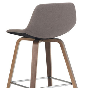HomeRoots 28" Green Wood Backless Counter Height Bar Chair - Modern, Space-Saving Stool for Dining & Entertaining 640740