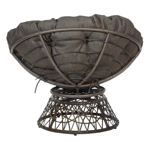 OSP Home Furnishings Papasan Chair Brown