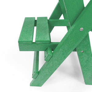 English Elm Harbor Point Recycled Hdpe Outdoor Folding Bar Stool Patio Deck All Season Seating Green B2745P409649