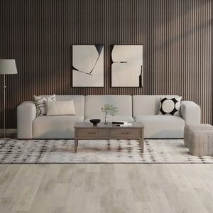 HomeRoots 122" Gray Fabric Modular Sofa - Stylish Design, Exceptional Comfort, and Flexible Living Room Solution 641011