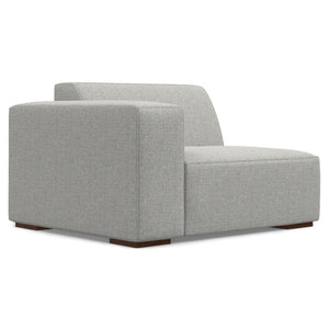 HomeRoots 116" Gray Fabric Modular Sofa - Stylish Comfort for 5, Durable Construction & Modern Design Elements 641012