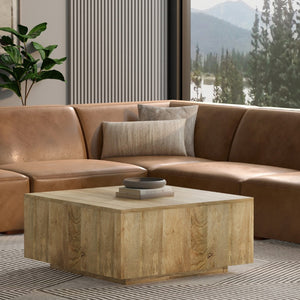 HomeRoots 38" Brown Leather Modular Sofa - Stylish Comfort, Durable Design & Versatile for Modern Living Spaces 641029