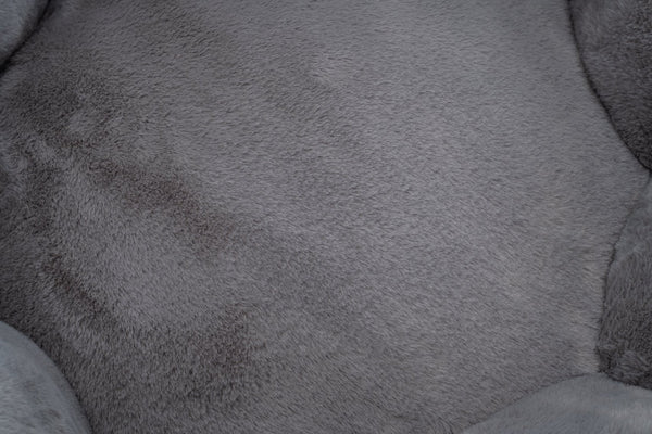 English Elm Adult Floral Petal Faux Fur Bean Bag Chair Sculptural Foam Seating for Any Room W2012P399197