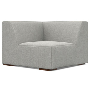 HomeRoots 116" Gray Fabric Sofa with Ottoman - Modern Tufted Design, Comfortable Seating for 4, Durable! 641066